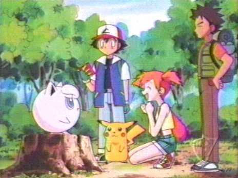een schattige Jigglypuff in het bos